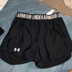 black under armor shorts